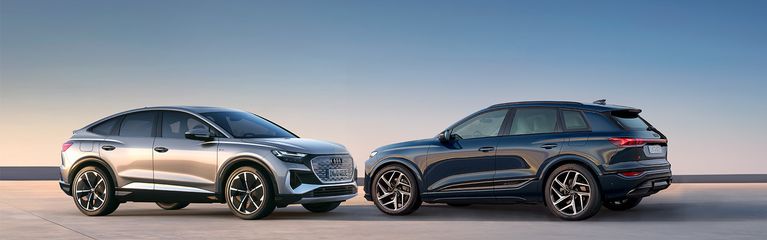 Audi Q4 Sportback e-tron en Audi Q8 e-tron