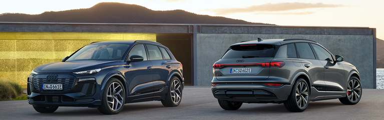 De Audi Q6 e-tron en Audi SQ6 e-tron