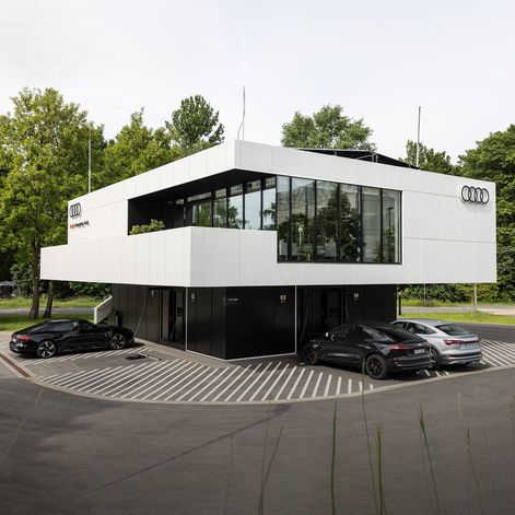 Het high-end laadstation van Audi